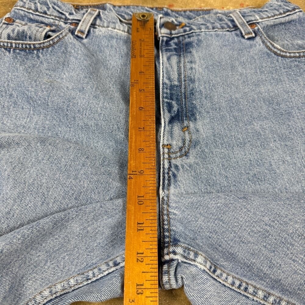 Vintage Levi's 550 Jeans Women's 14 Relaxed‎ Fit Tapered Leg 1998 Light Wash - Picture 10 of 12